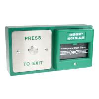 CDVI DBB-21-02 Stainless Steel Button & Break Glass Door Release CDVI DBB-21-02 Stainless Steel Button & Break Glass Door Release
